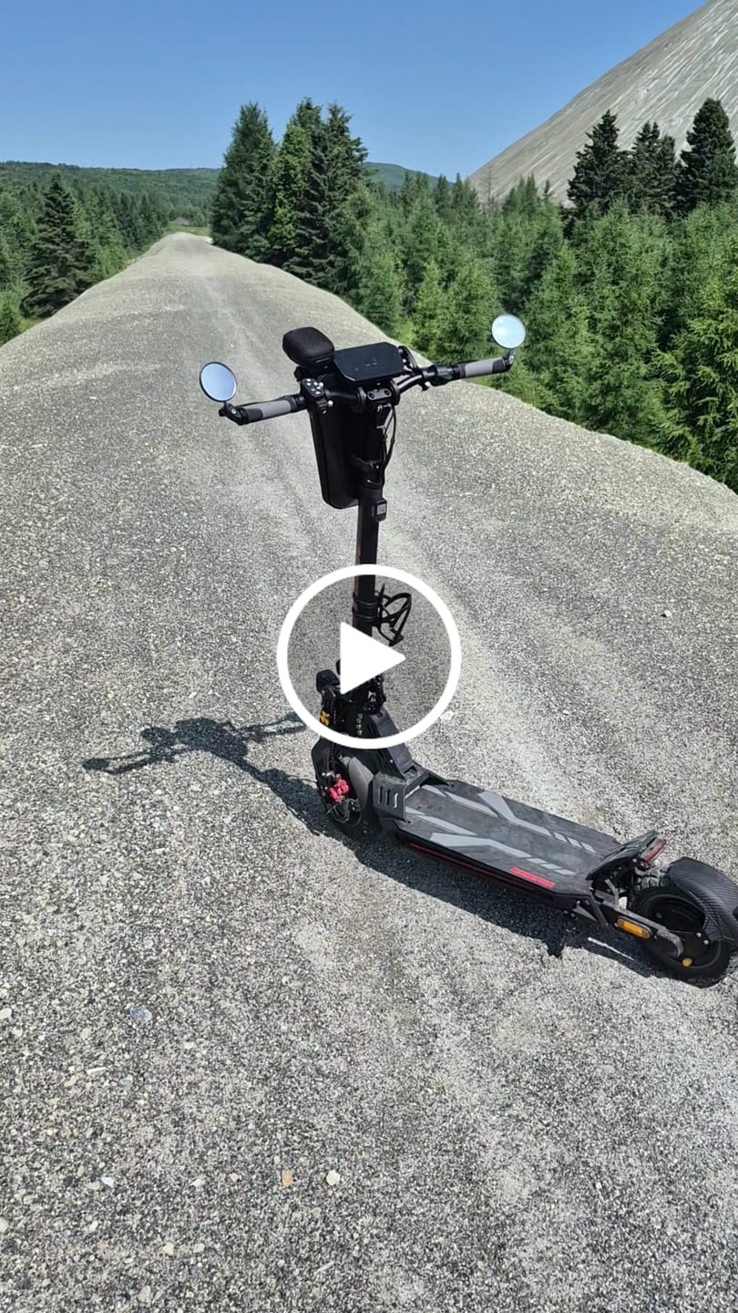 Customer video review of Backfire M8 Electric Scooter with GPS and Samsung Battery