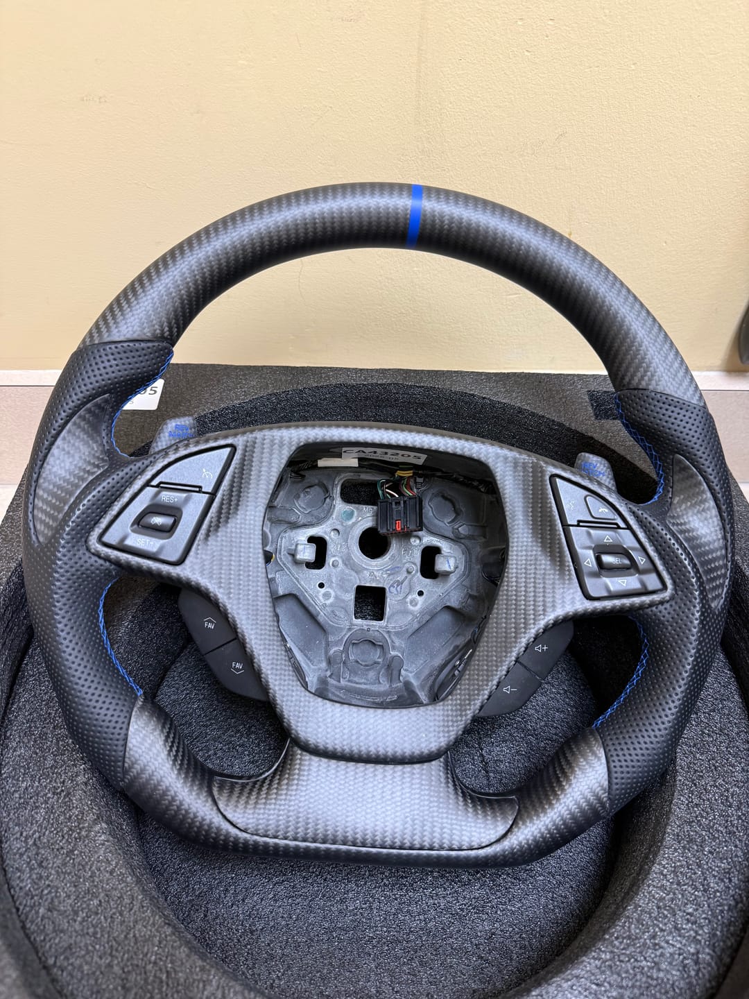 Customer photo review of [Complete] Custom Carbon Fiber Steering Wheel C7 Corvette Stingray/Z06/Grand Sport 2014-2019