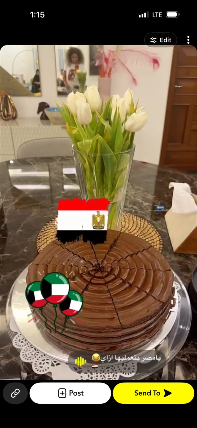 Customer photo review of Double Chocolate Cake