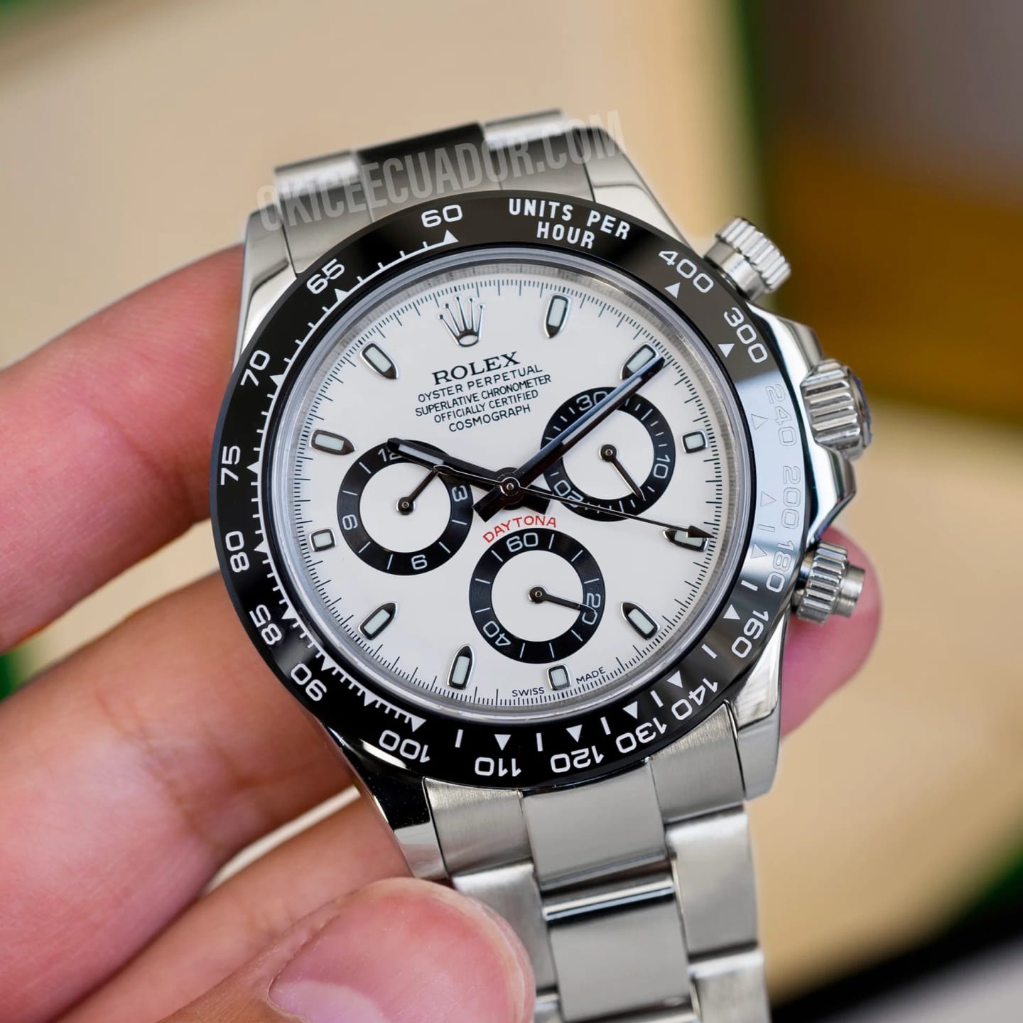 Customer photo review of Rolex Daytona Rainbow GOLD