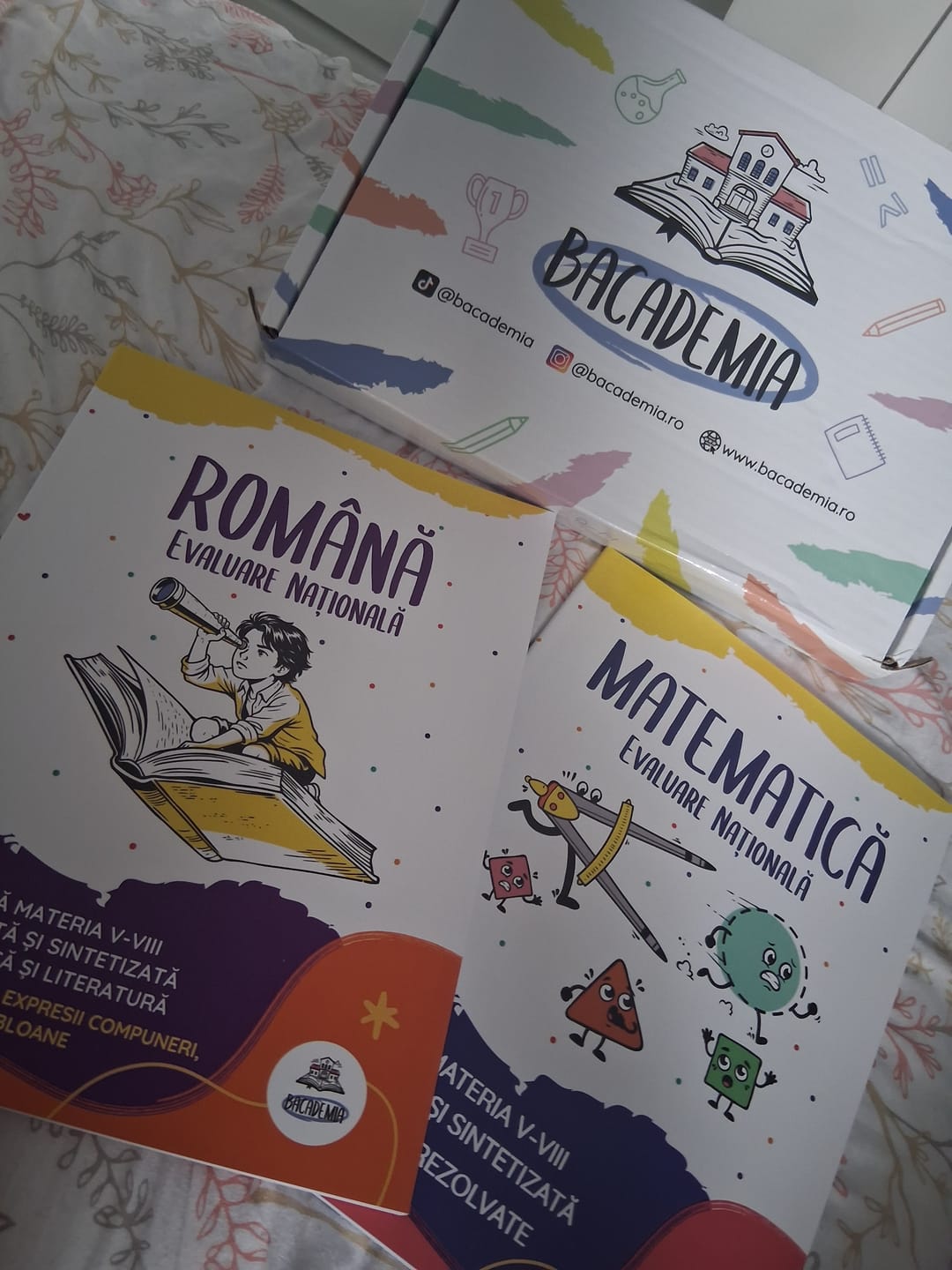 Customer photo review of Pachet Evaluare Națională (Română + Matematică) Bacademia
