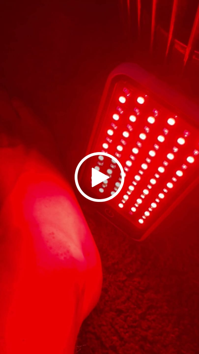 Customer video review of Red & Infrared Recovery Light Panel