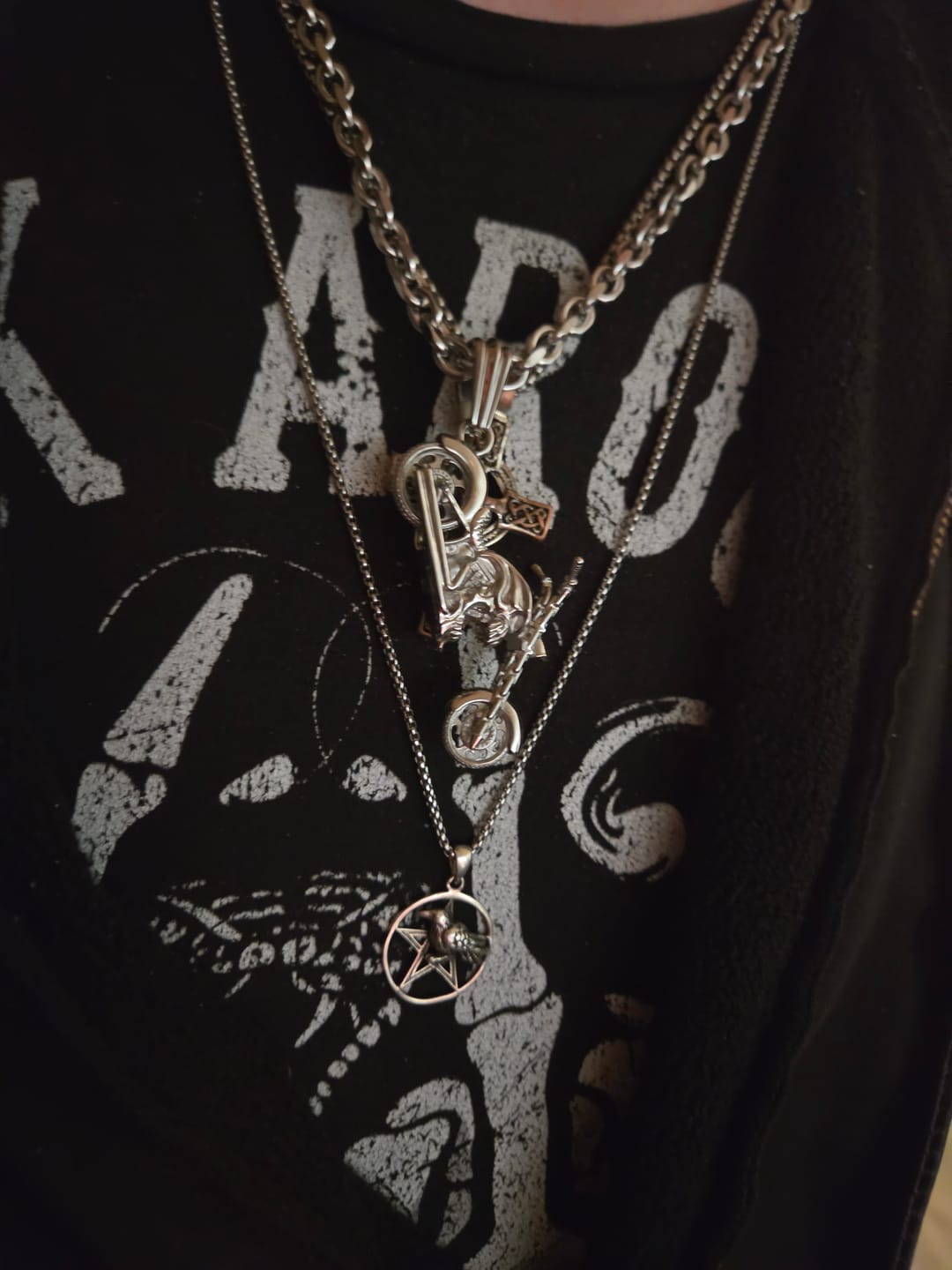 Customer photo review of MOTORCYCLE PENDANT