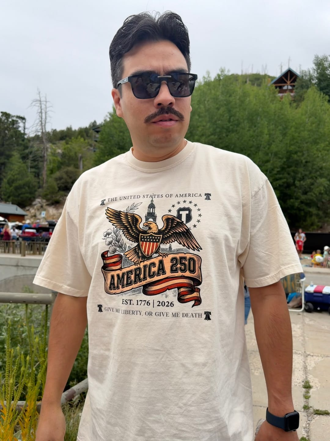 Customer photo review of American T-shirt