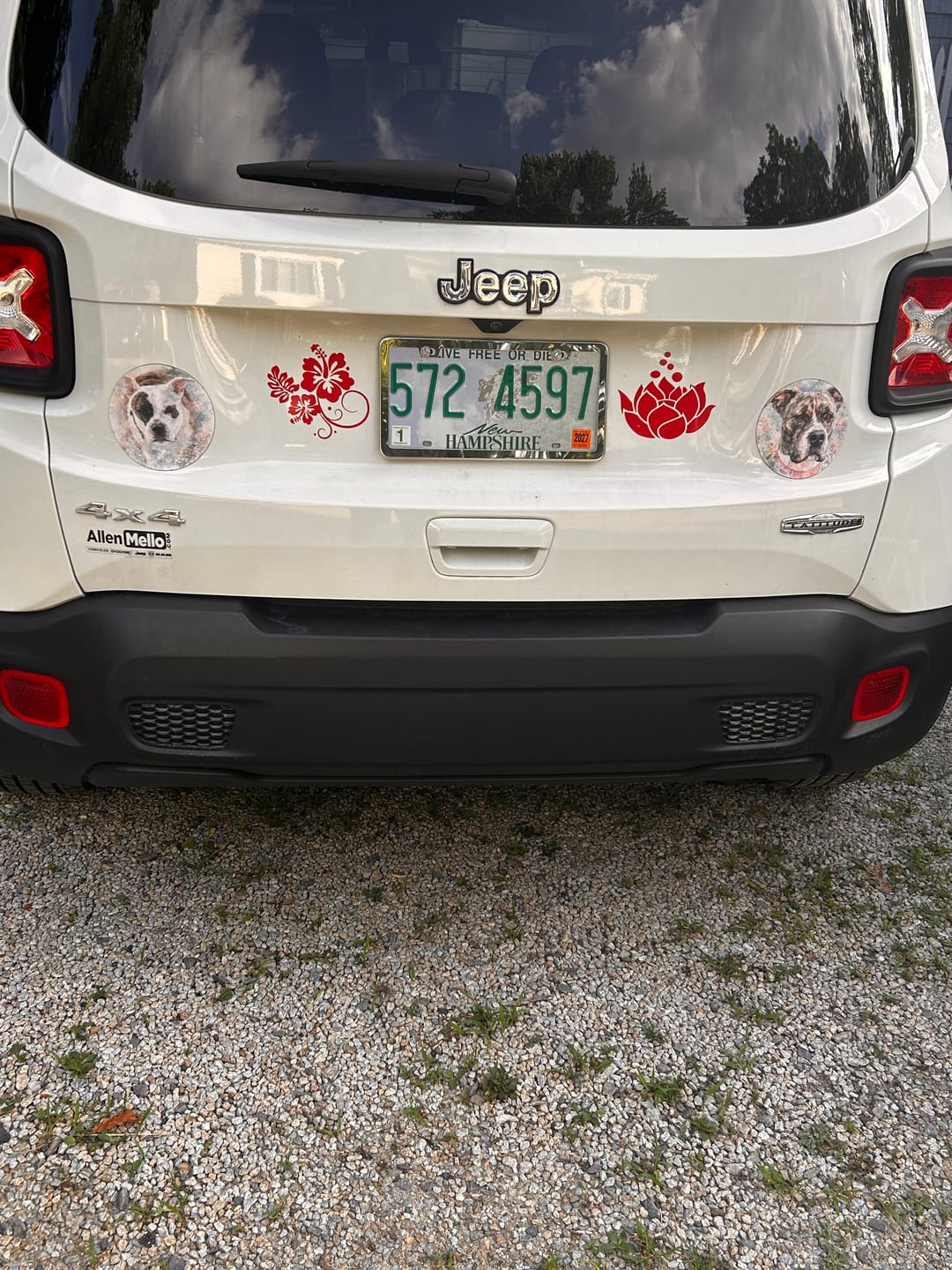 Customer photo review of Watercolor - Personalized Car Magnet