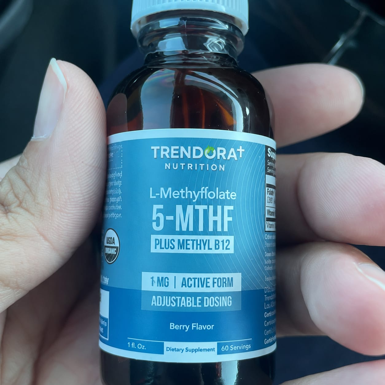 Customer photo review of Trendora Nutrtion L-Methylfolate 15mg + B12 Pro Strength