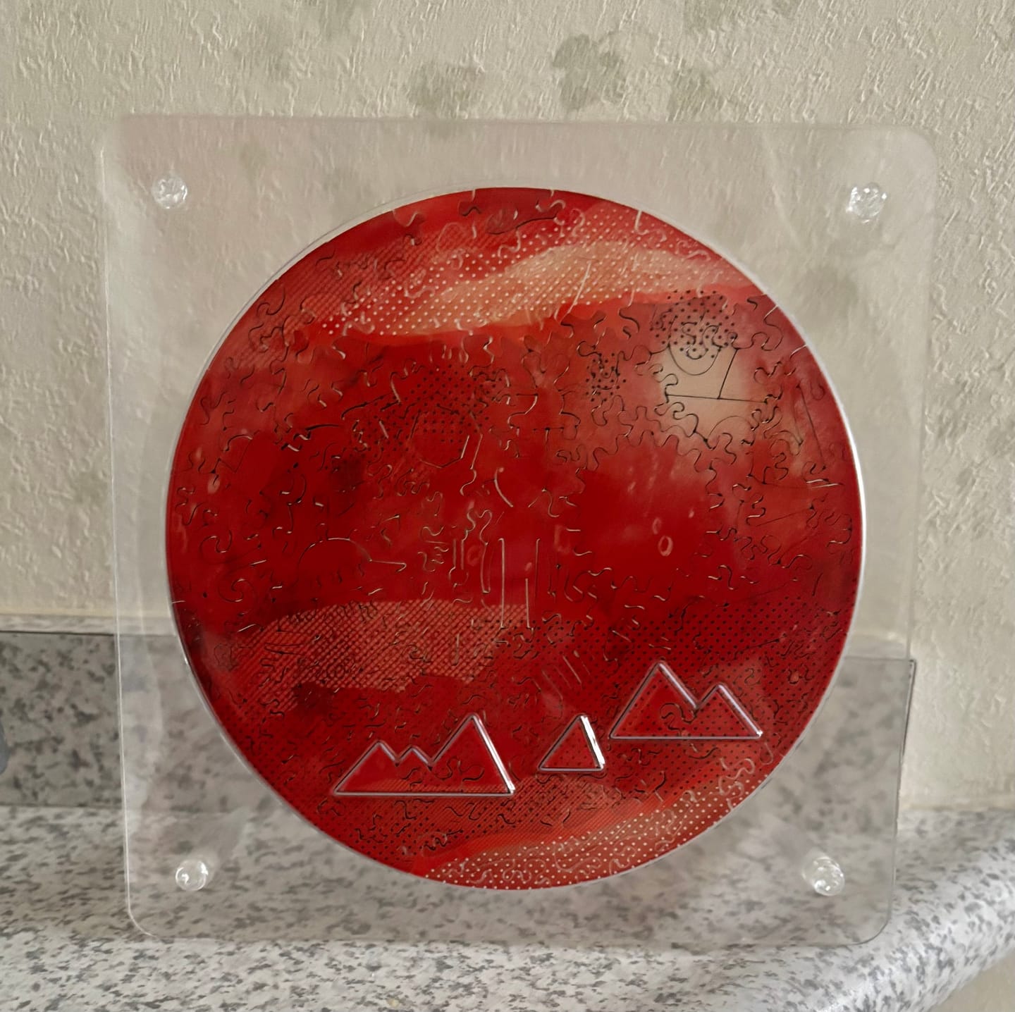 Customer photo review of 宇宙の破片 MARS 火星と専用フレームセット