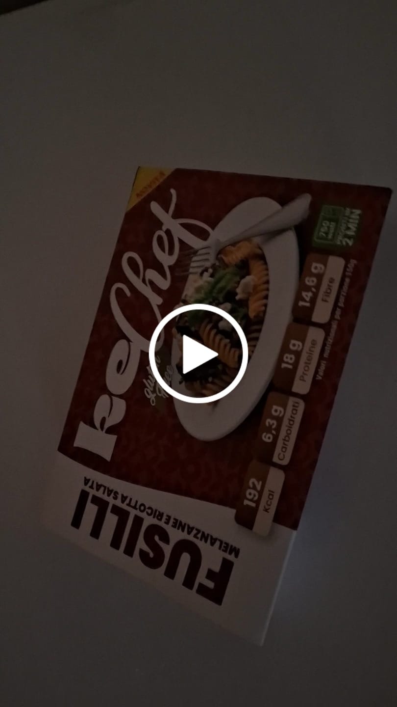 Customer video review of Fusilli kechef alla melanzana e ricotta salata Pronti