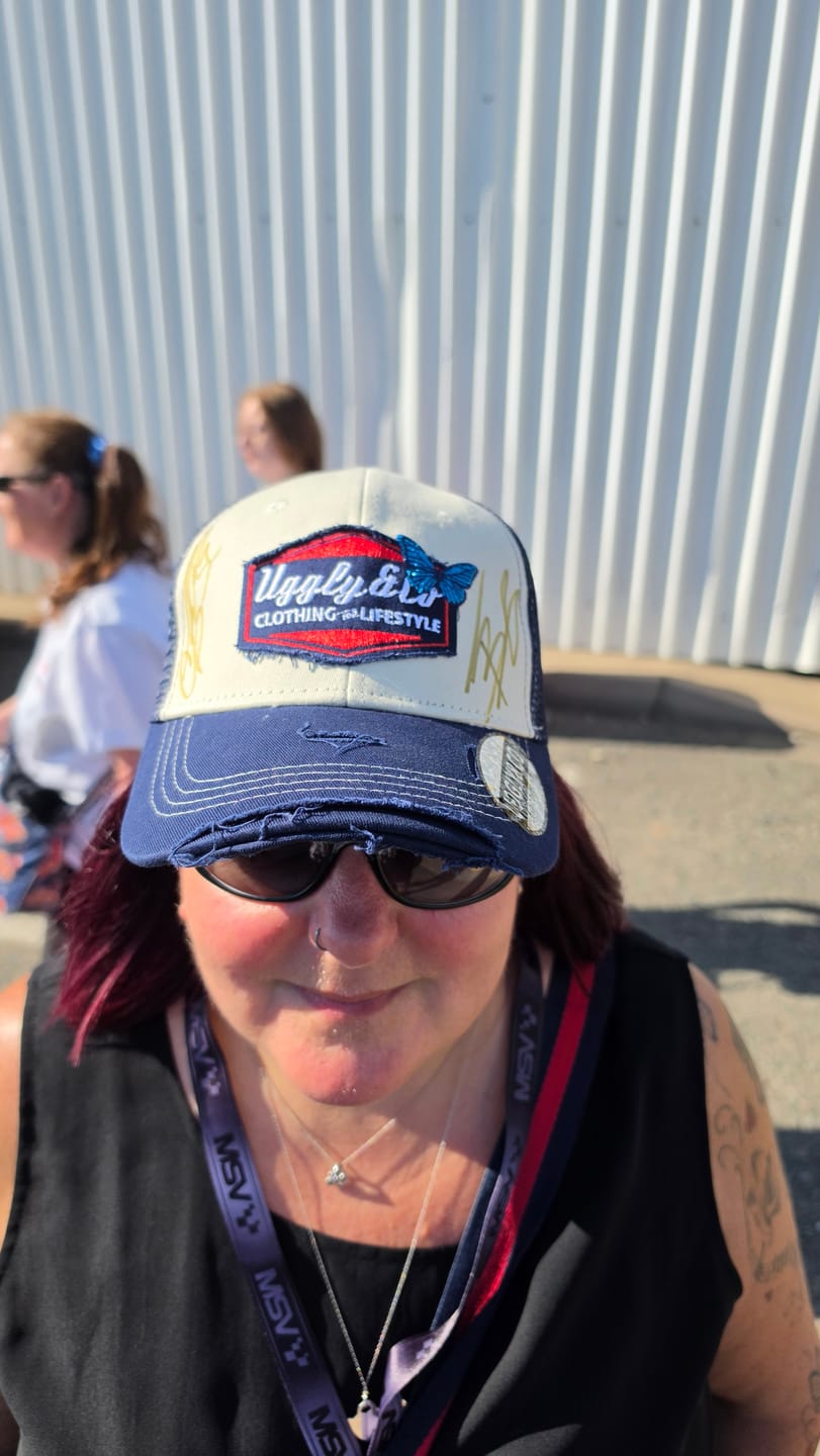 Customer photo review of Sylvain Guintoli x Diamond Charity Cap – 100% Donation