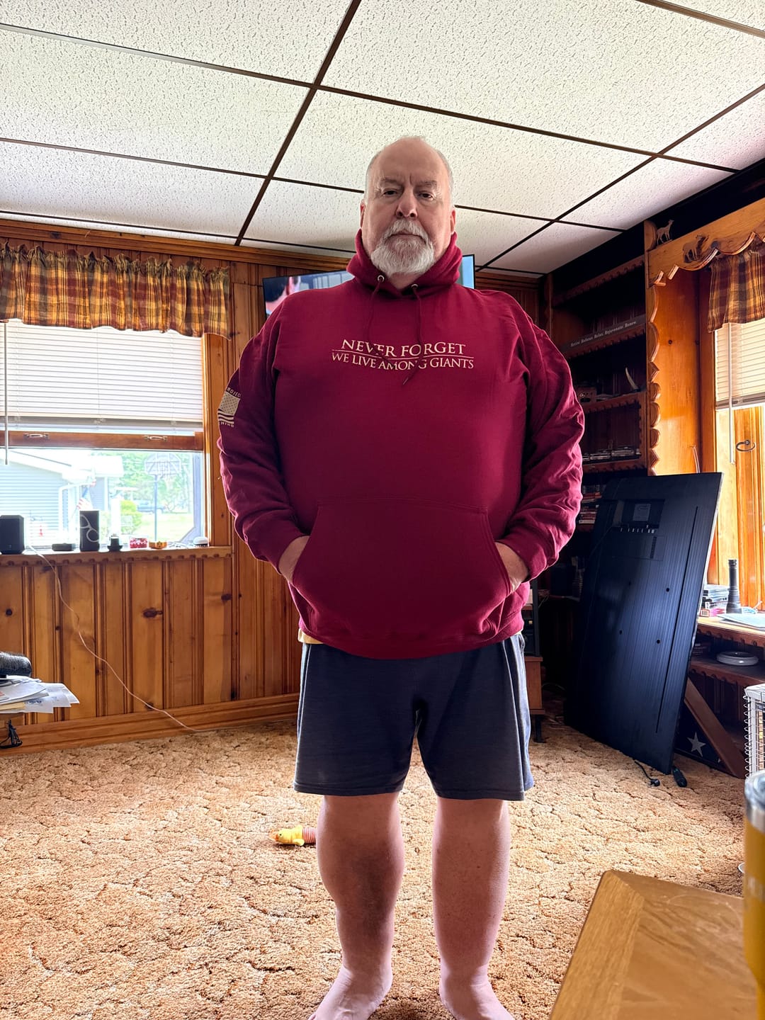 Customer photo review of We Live Among Giants - Hoodie