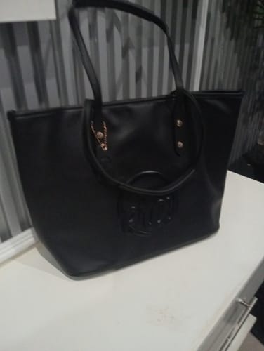 Customer photo review of Black Era Tote Bag