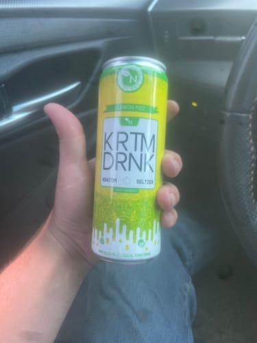 Customer photo review of KRATOM BEVERAGE - LEMON FIZZ - 130MG - 4 PACK