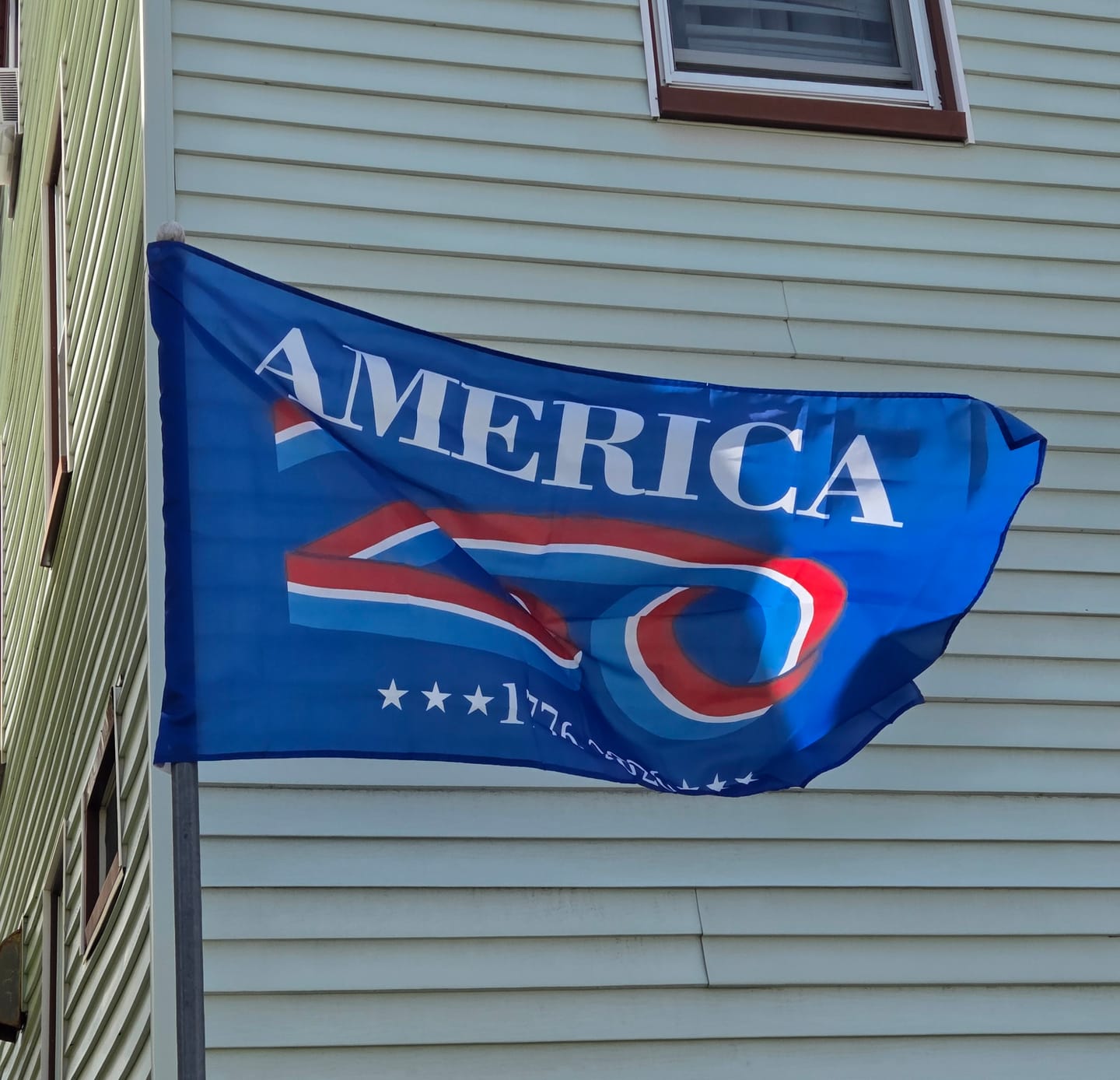 Customer photo review of America 250 Flag 2026 - 3x5 ft Semi quincentennial Celebration Banner