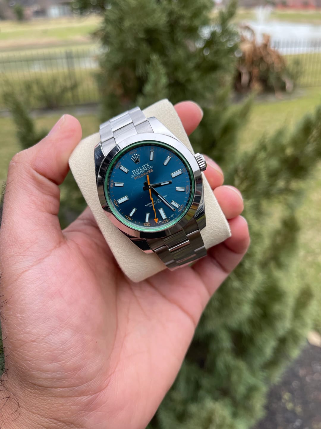 Customer photo review of Rolex Daytona Rainbow GOLD