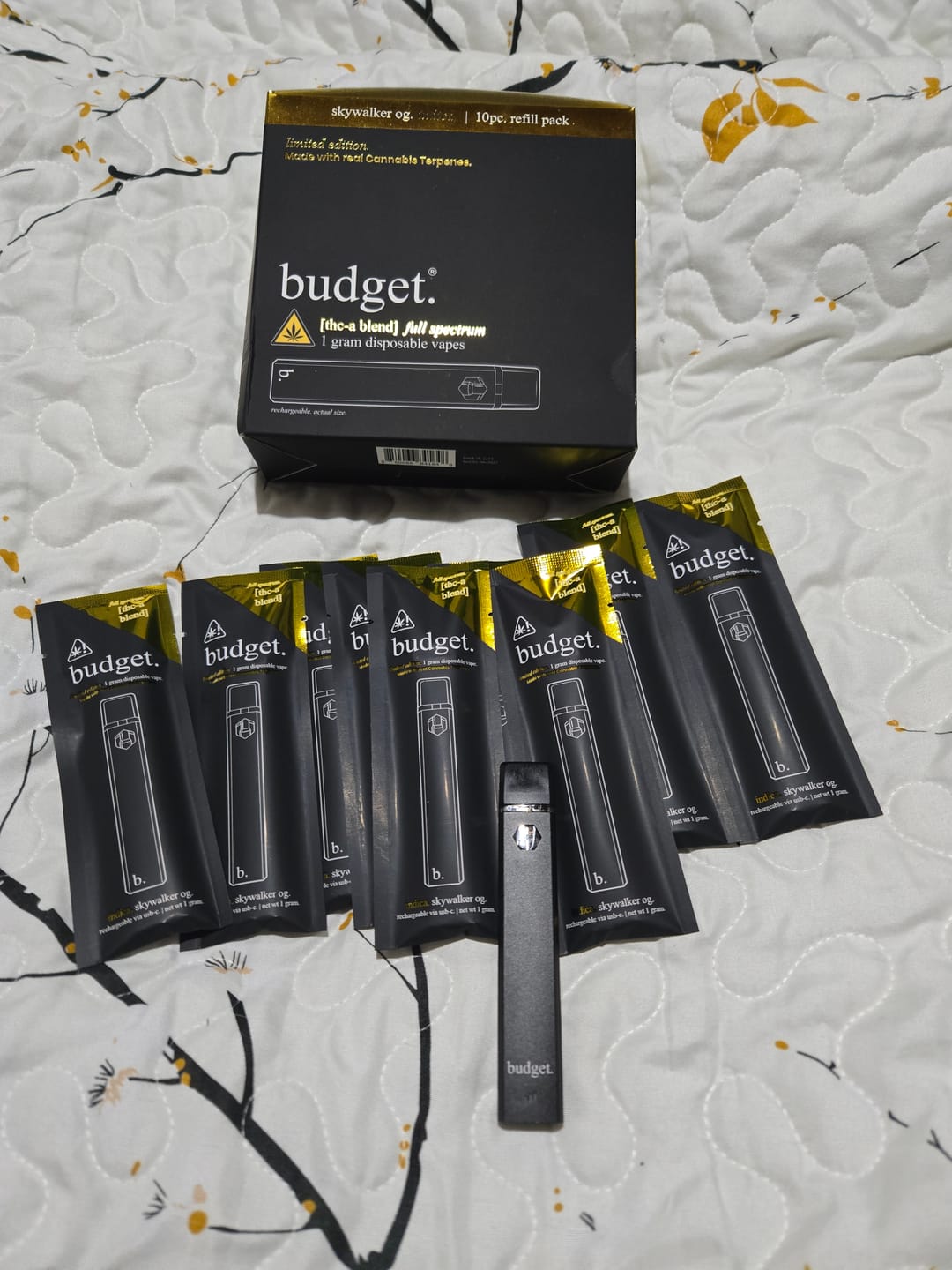 Customer photo review of 1 Gram THCA Full Spectrum Vape Pen | Skywalker OG - Indica