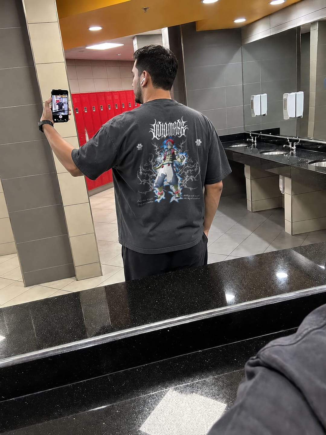 Customer photo review of 'KNY: Akaza' Oversized T-shirt