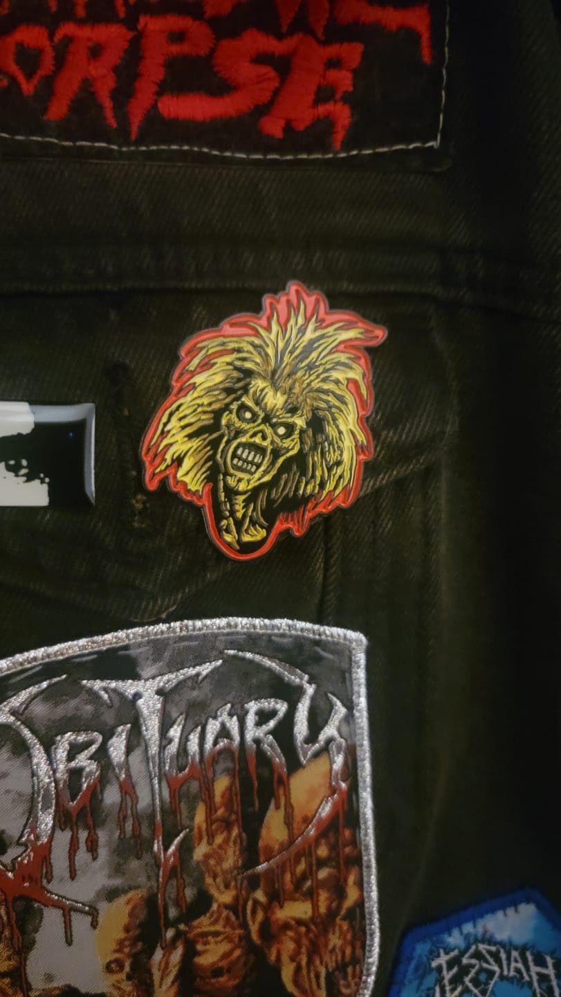 Customer photo review of Iron Maiden - Sanctuary - Pin