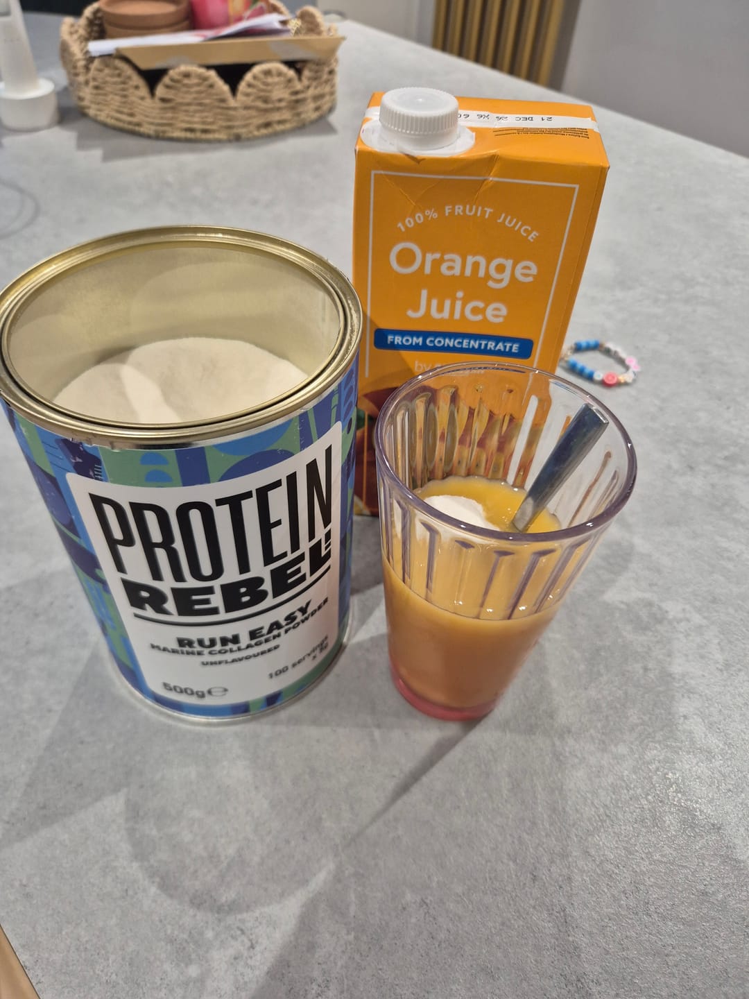 Customer photo review of Marine Collagen for Joint Strength & Faster Recovery