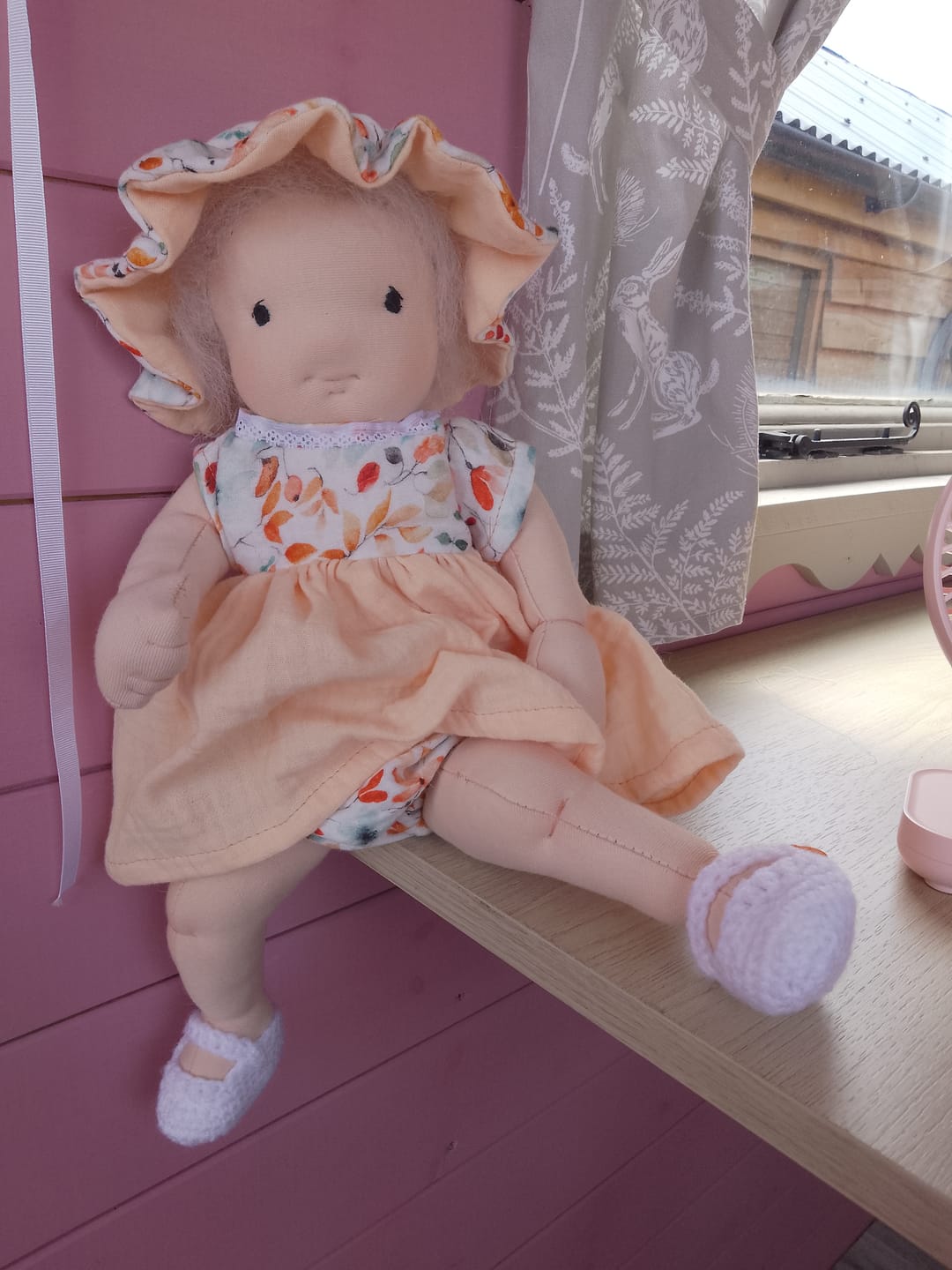 Customer photo review of Special Offer Peach Double Gauze Fabric