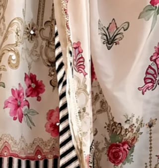 Customer photo review of Ivory Floral Printed Kurta Pant Set with Dupatta