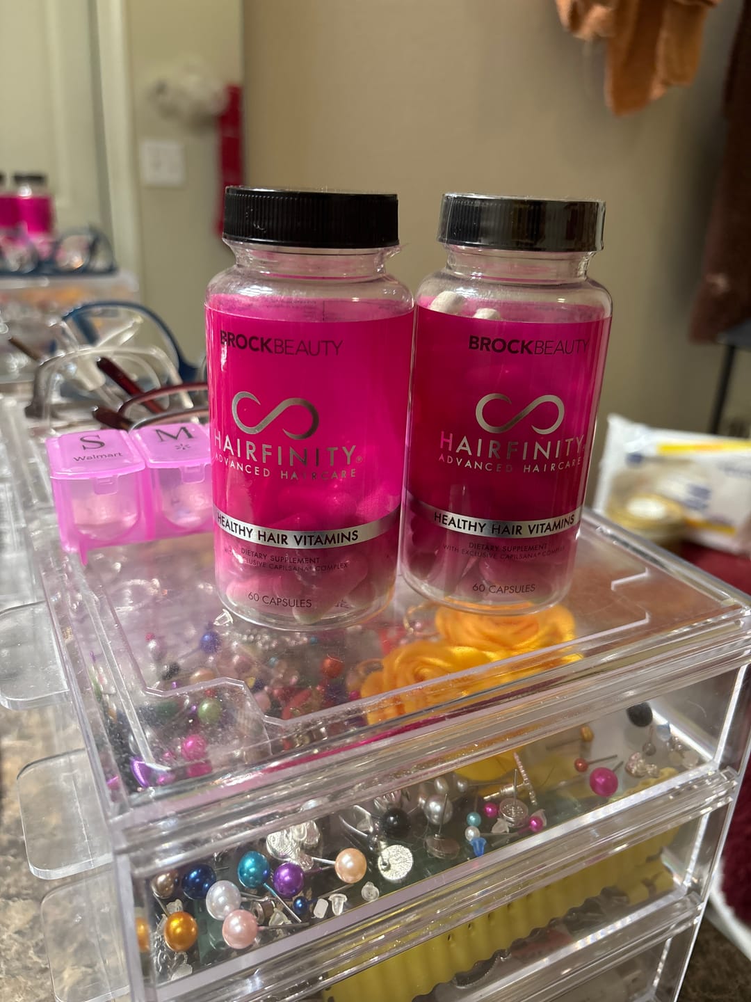 Customer photo review of Healthy Hair Vitamins - 2 Month Supply