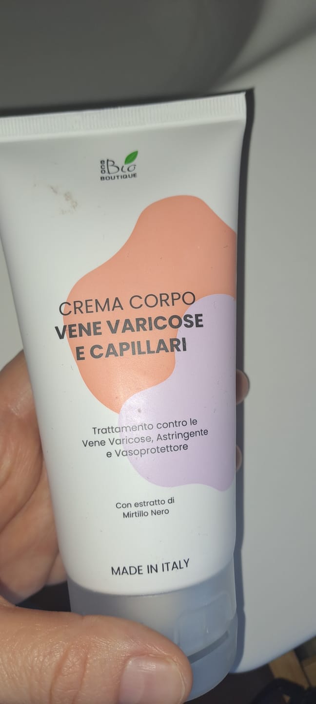 Customer photo review of Crema Vene Varicose e Capillari