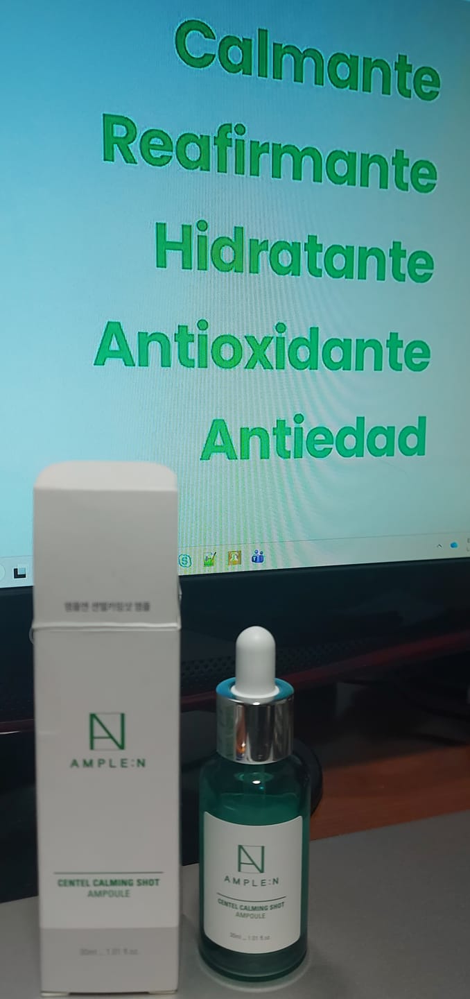 Customer photo review of Sérum Reafirmante Multi-Beneficios Centella Asiática 30ml -AMPLEN