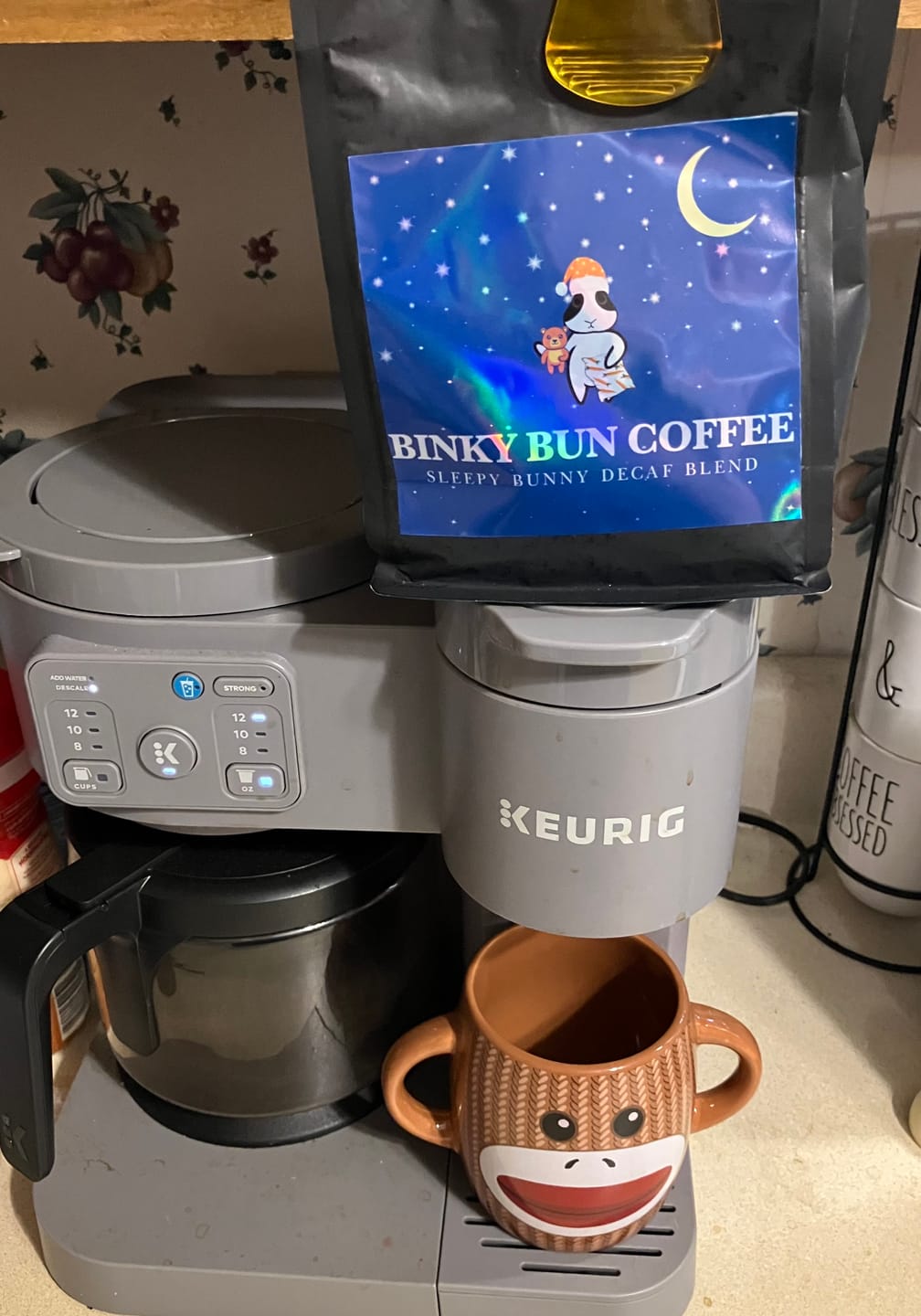 Customer photo review of Sleepy Bunny Decaf Blend (Bean)