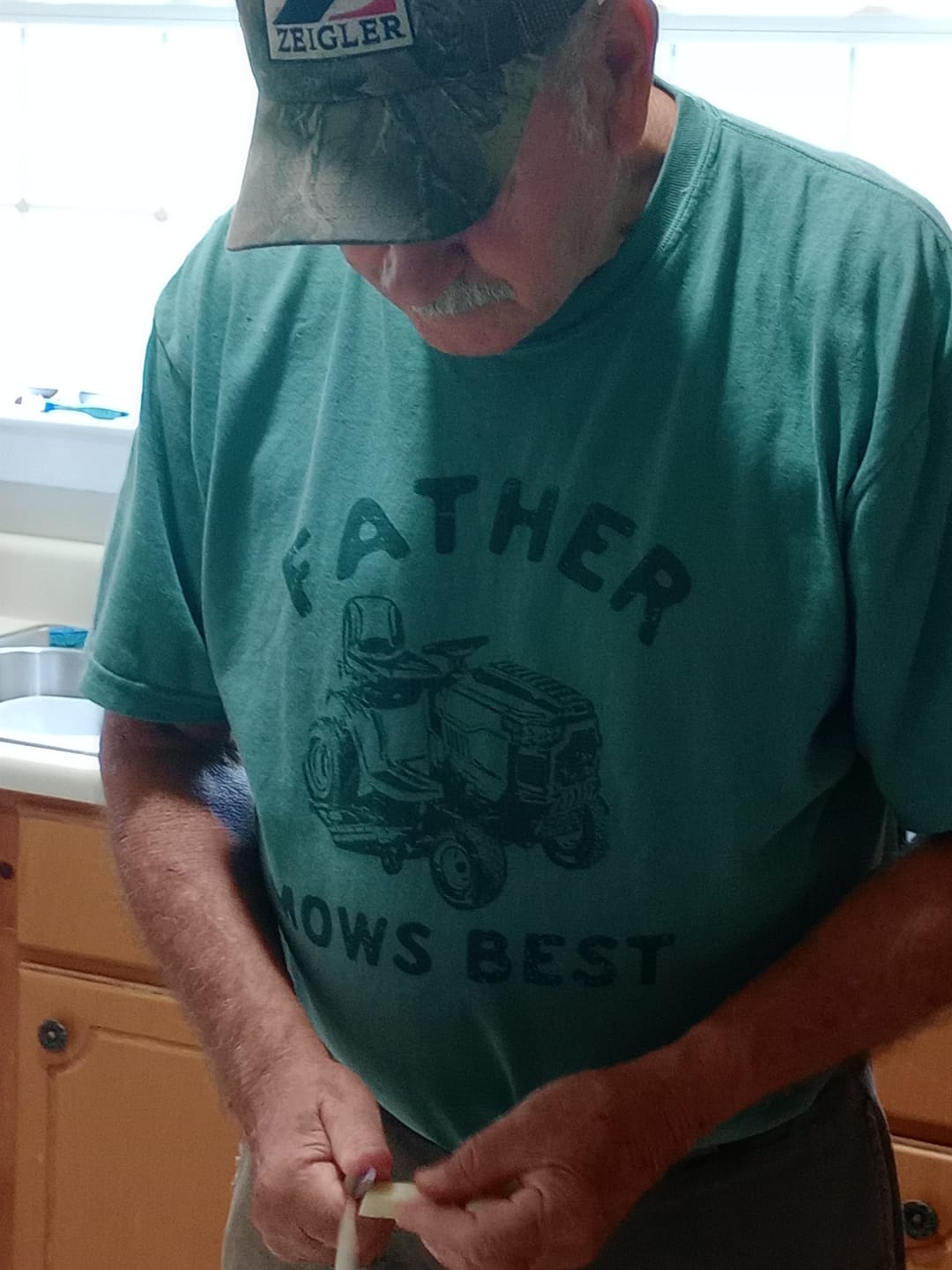 Customer photo review of Father Mows Best