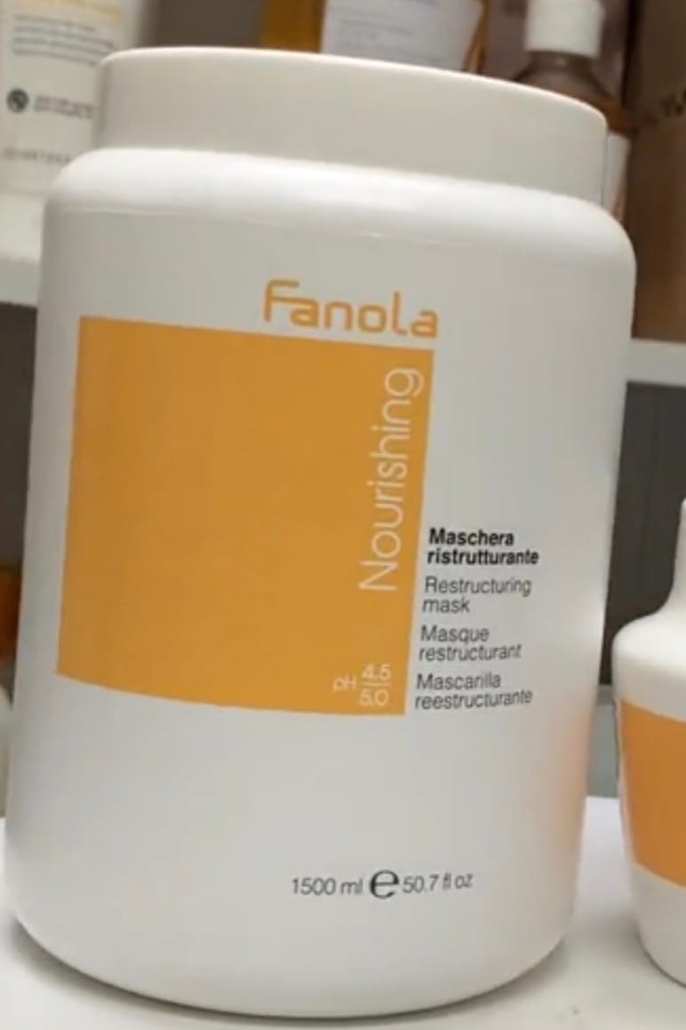 Customer photo review of Mascarilla Nutritiva Reestructurante Fanola