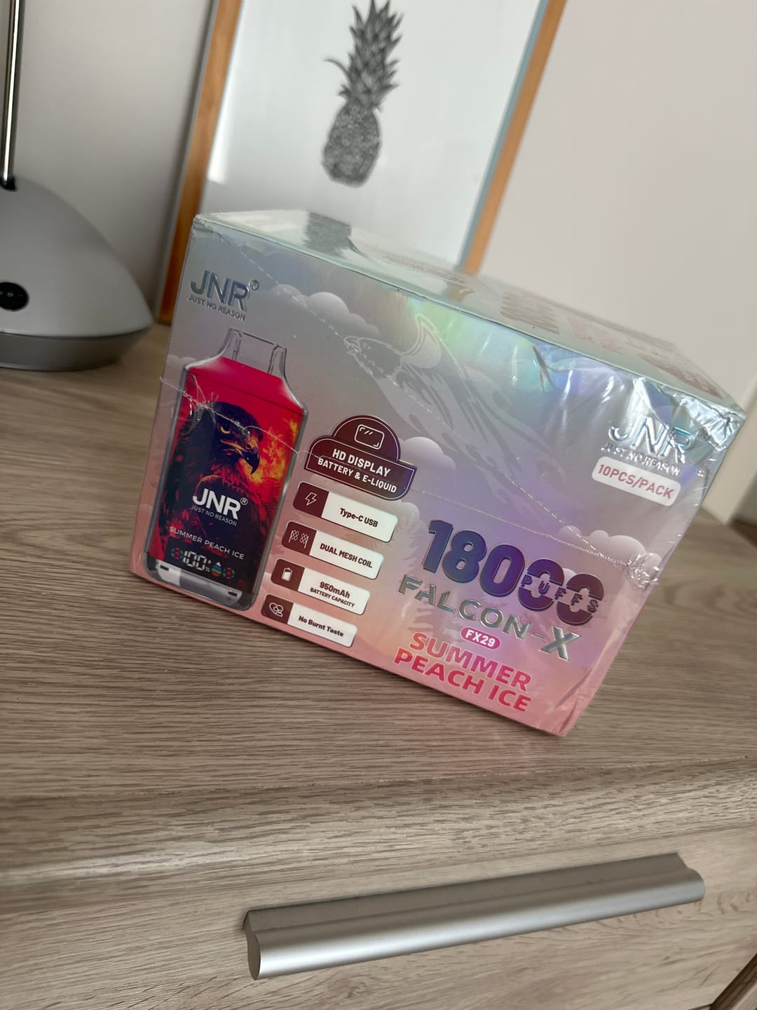 Customer photo review of JNR Falcon X 18000 Puffs Disposable Vape (Box of 10)