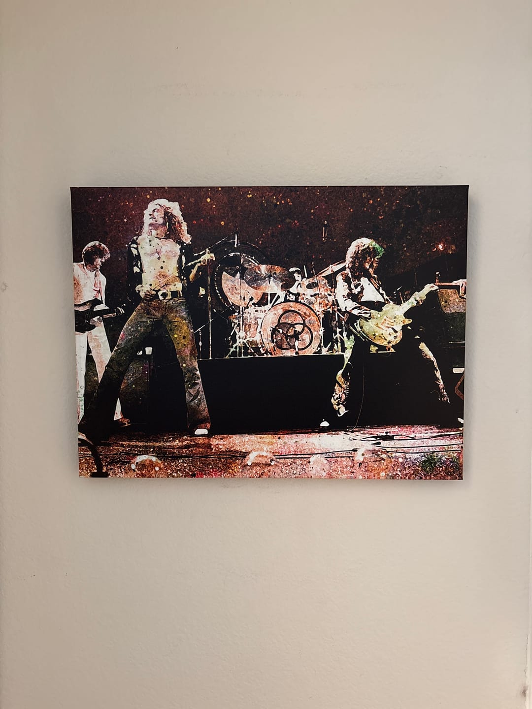 Customer photo review of Live Led Zeppelin Wall Art