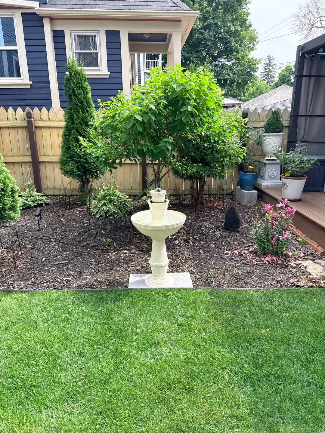 Customer photo review of Adria Cordless 8-in-1 Modular Fountain with Timer