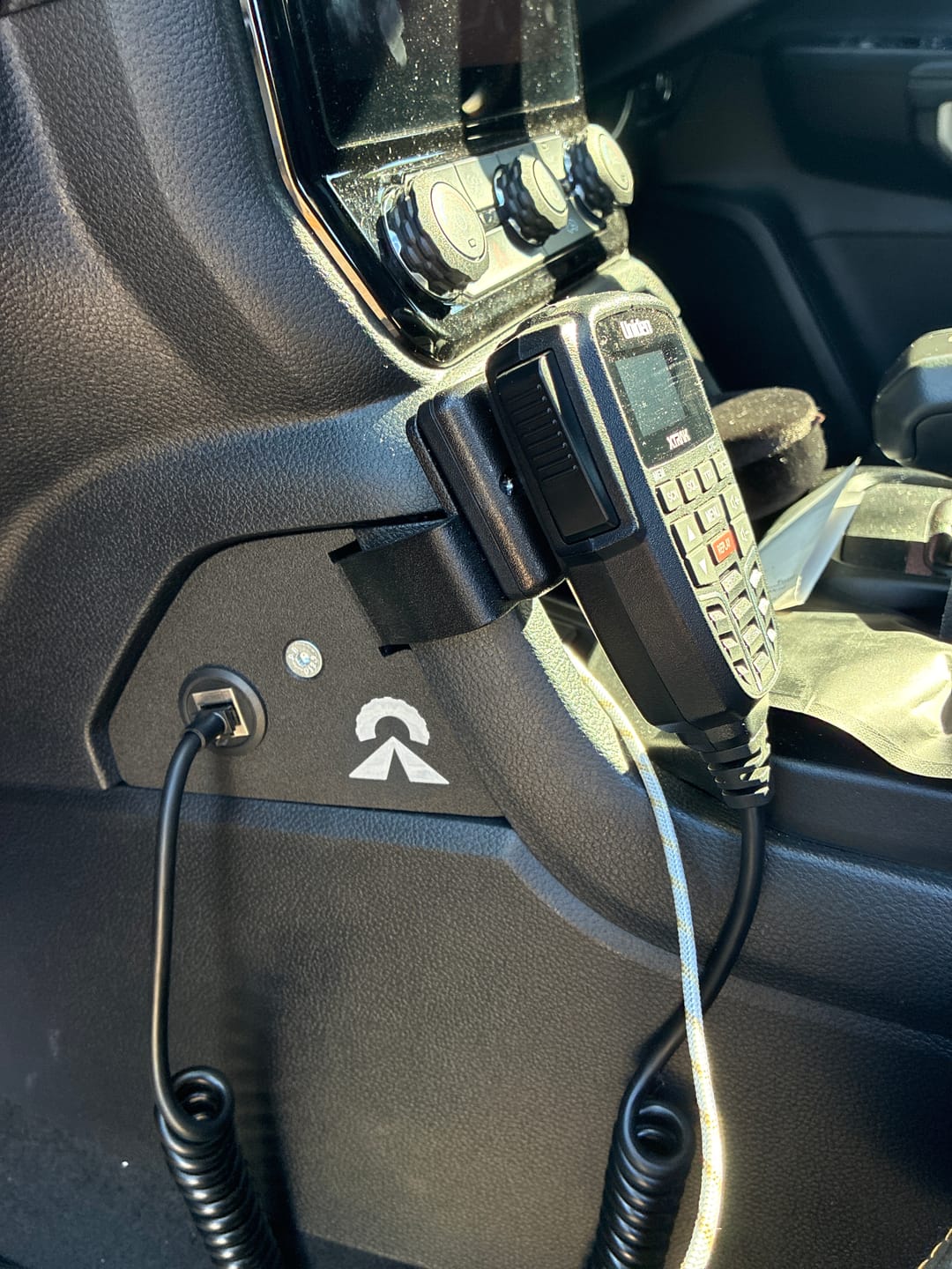 Customer photo review of UHF Handpiece Mount - Ford Ranger NextGen & Super Duty & Everest - Centre Console