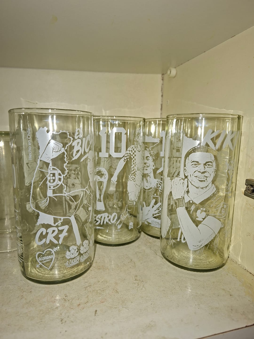 Customer photo review of GOAT GLASS - Juego de 6 Vasos