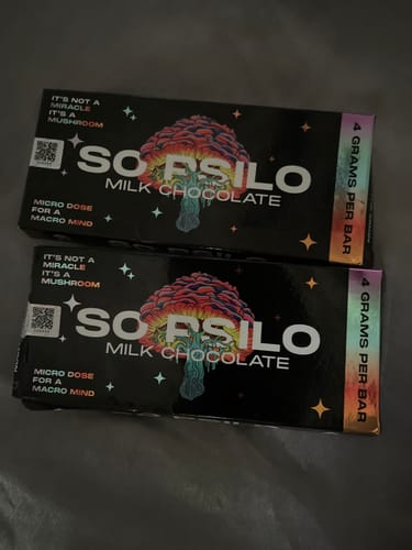 Customer photo review of Mushroom Chocolate Bars
