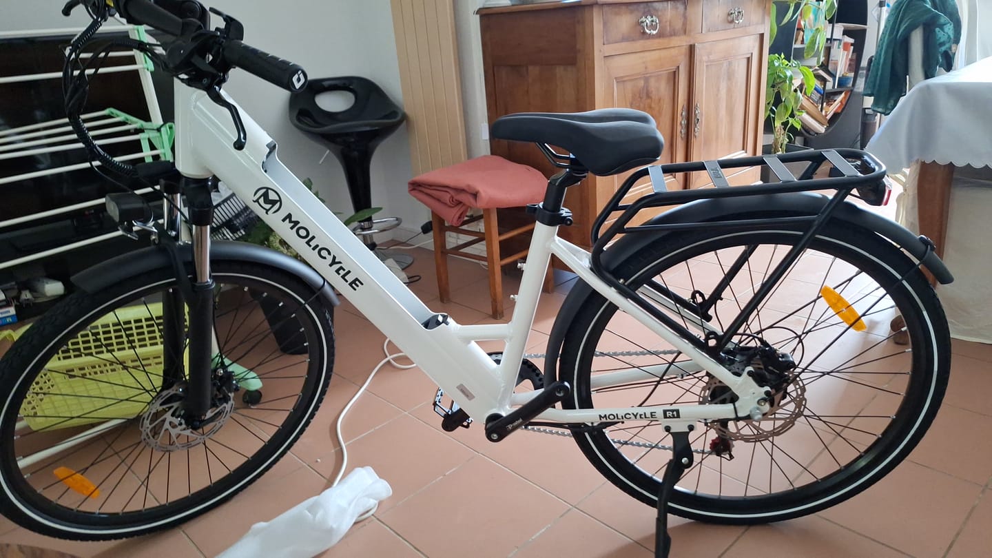 Customer photo review of Molicycle R1 250W 27.5" Electric City Bike 532Wh Battery 14.5Ah