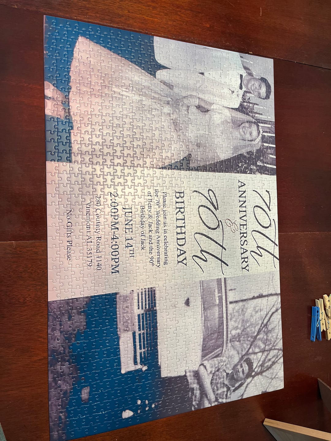 Customer photo review of Custom Puzzle