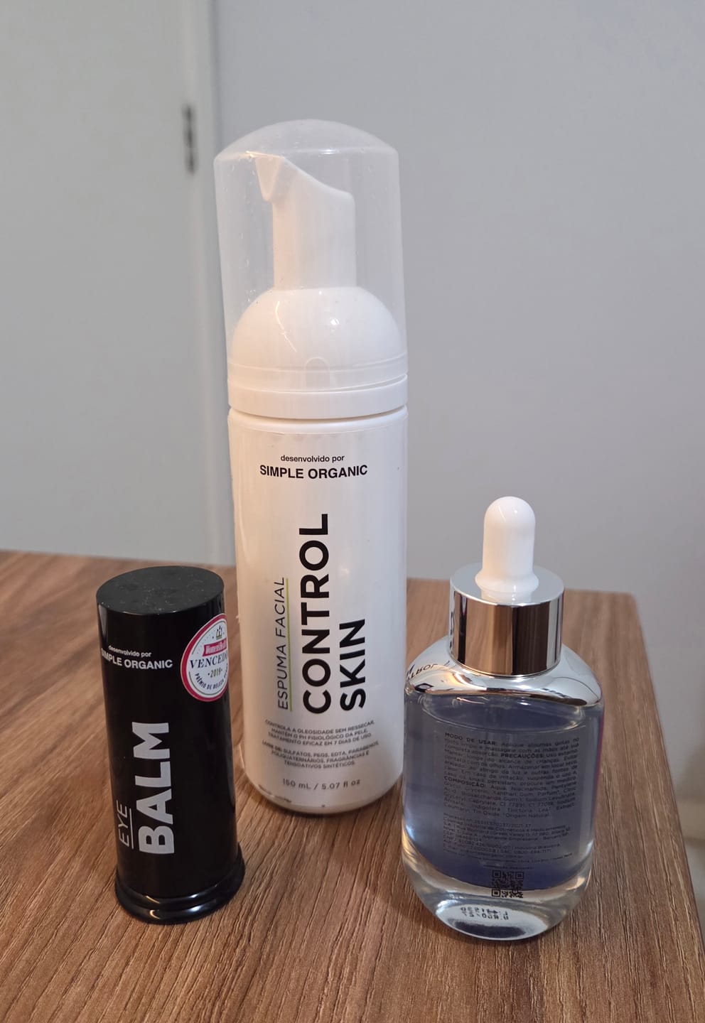 Customer photo review of Espuma Facial Control Skin