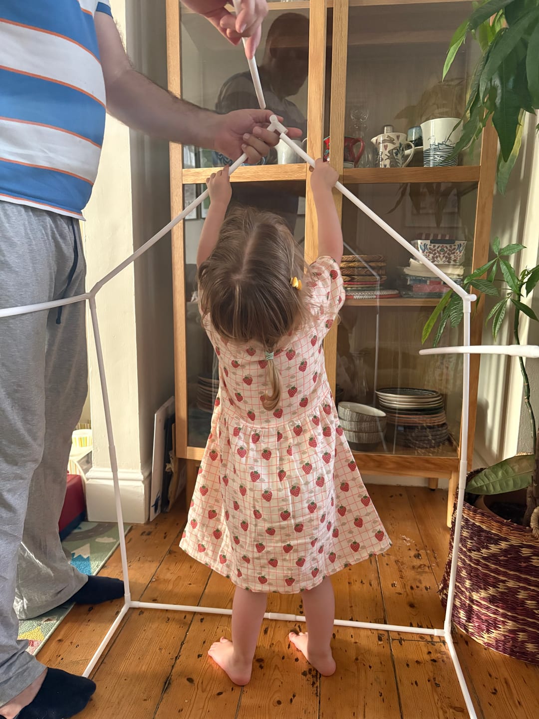 Customer photo review of Strawberry Days Button Through Short Sleeve Dress