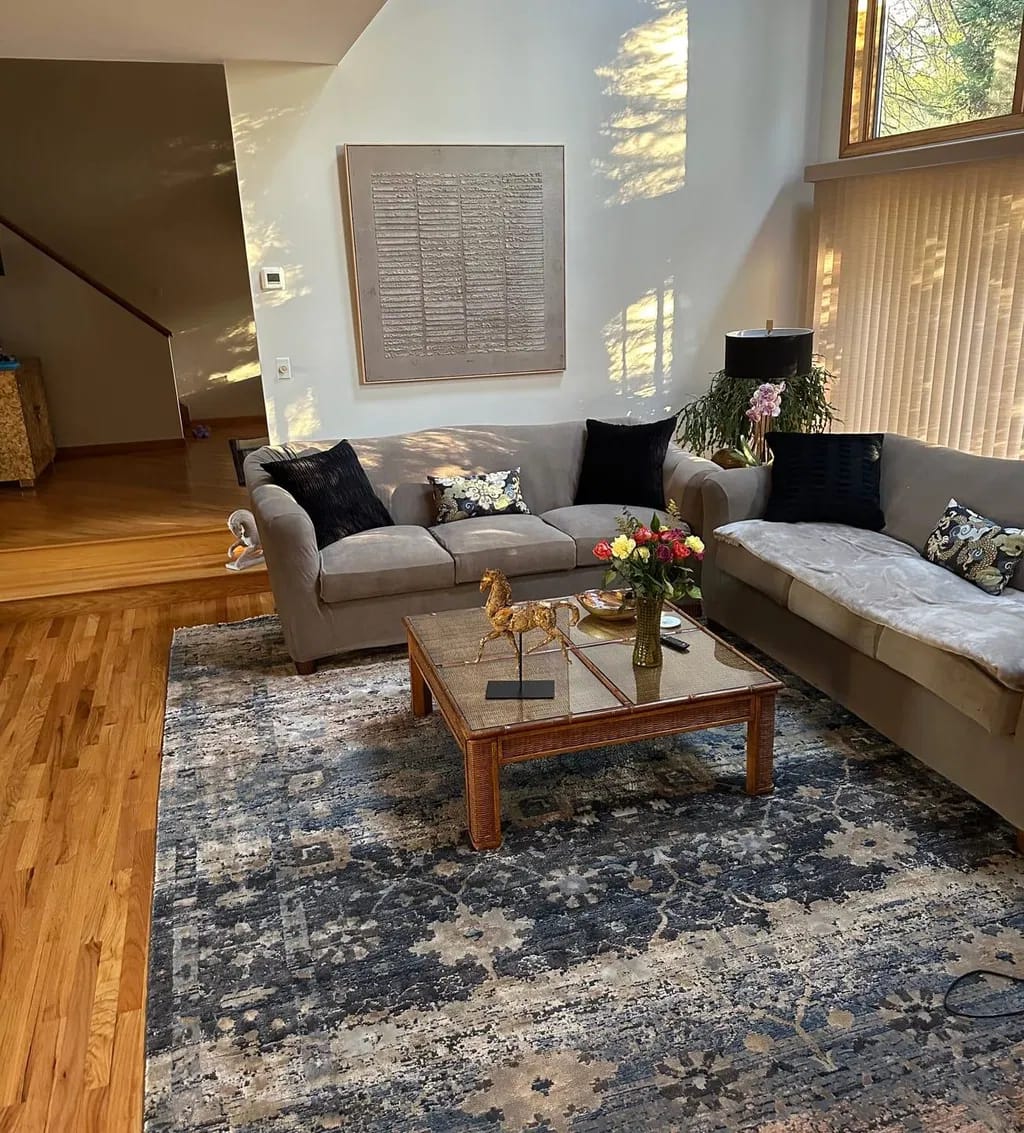 Customer photo review of Wabi-Sabi Textured Earth Tone Wall Art  -EV#0002
