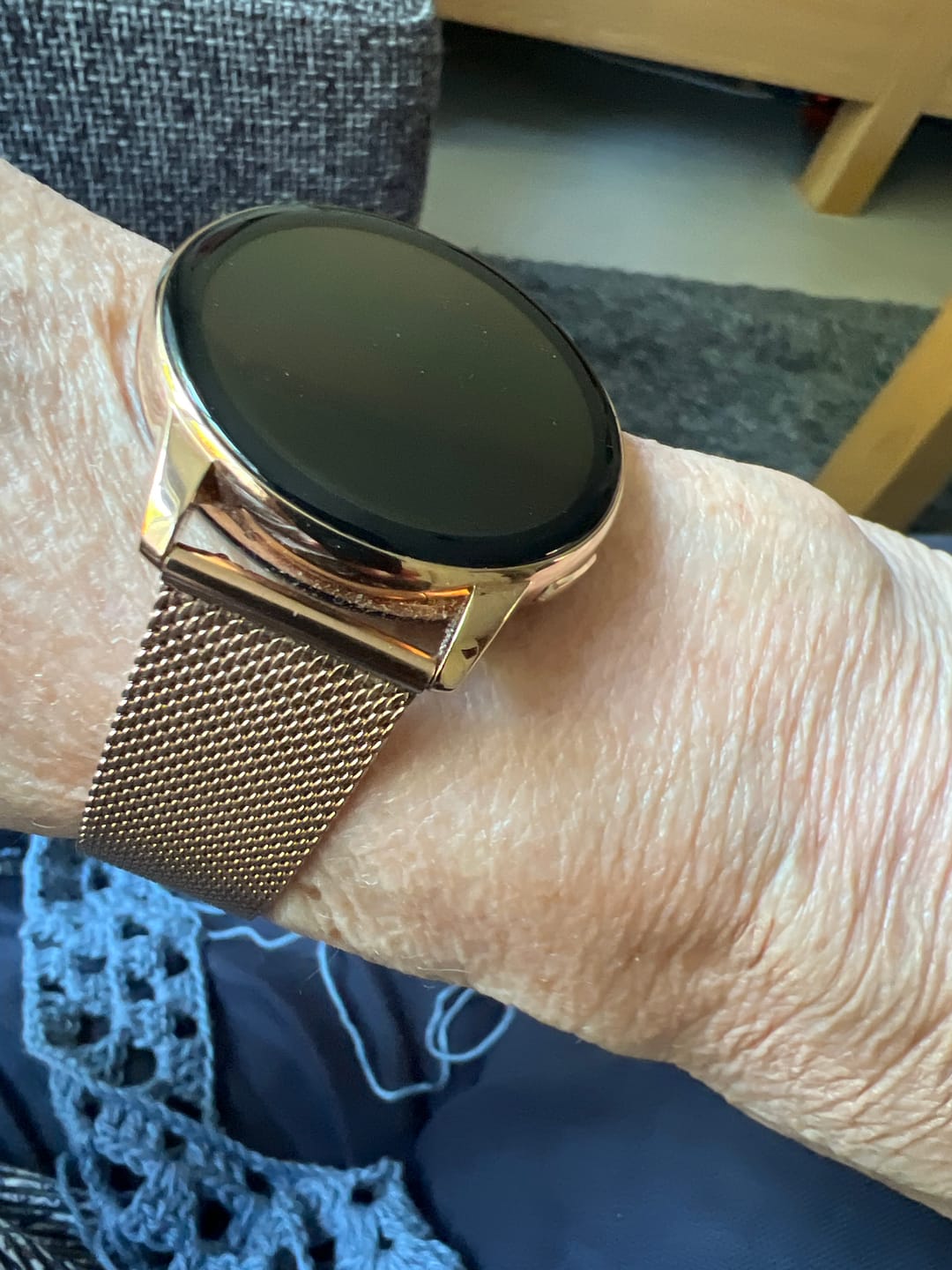 Customer photo review of Siltcon® Auréa Smartwatch Dames Goud