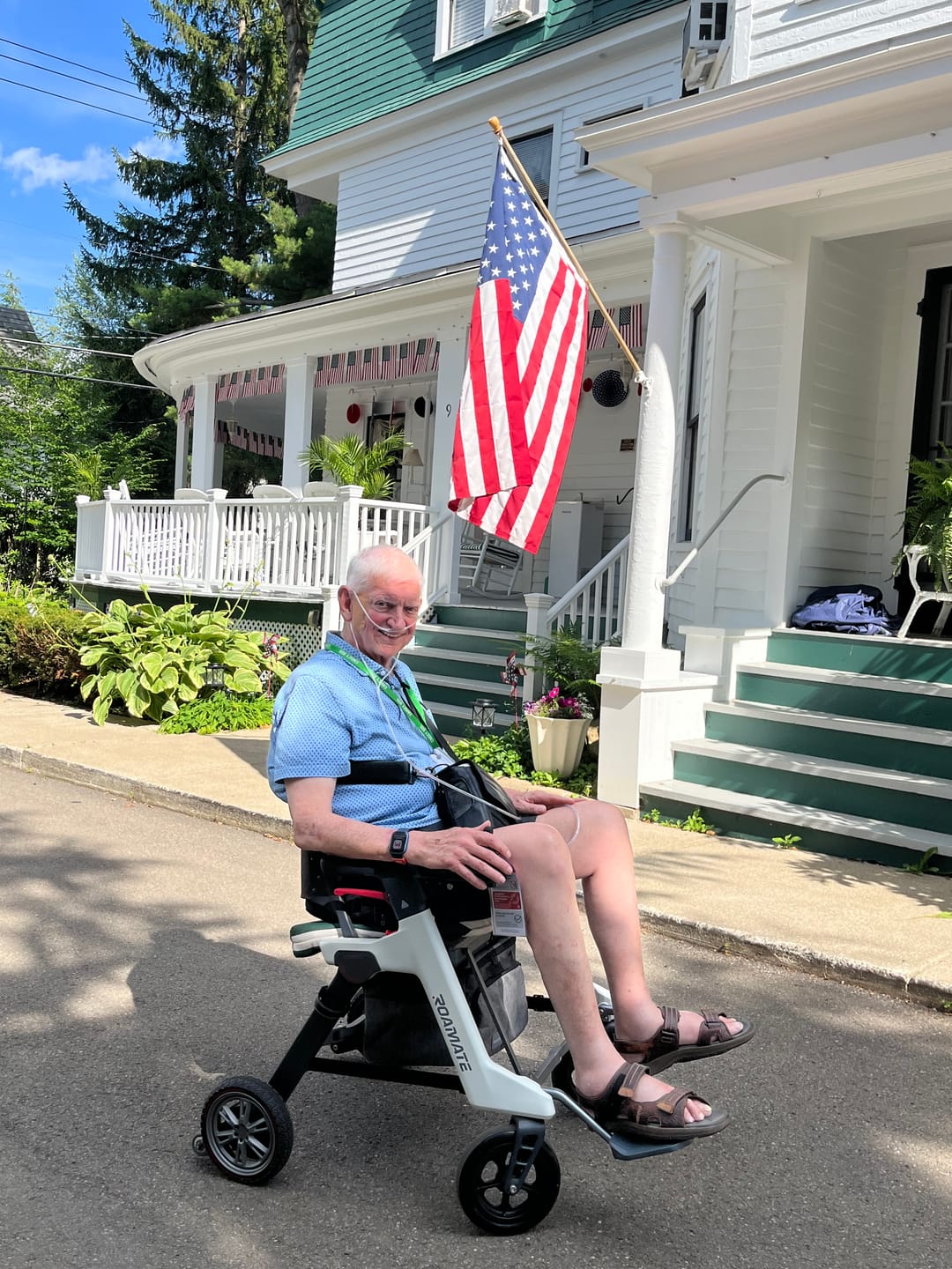Customer photo review of Roamate Electric wheelchair Storage Bag