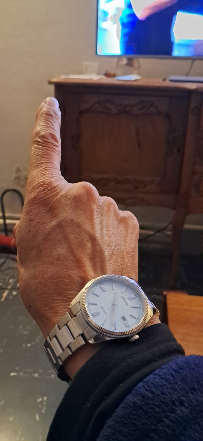 Customer photo review of Reloj Casio Análogo MTP-1302DA-2A2 Celeste 38,5mm