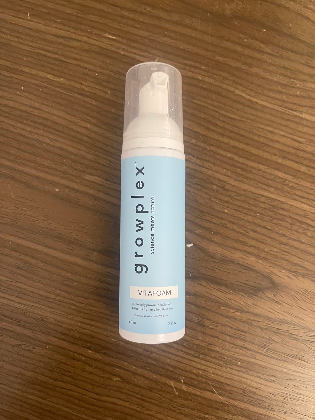 Customer photo review of VITAFOAM ™ Hair Growth Formula