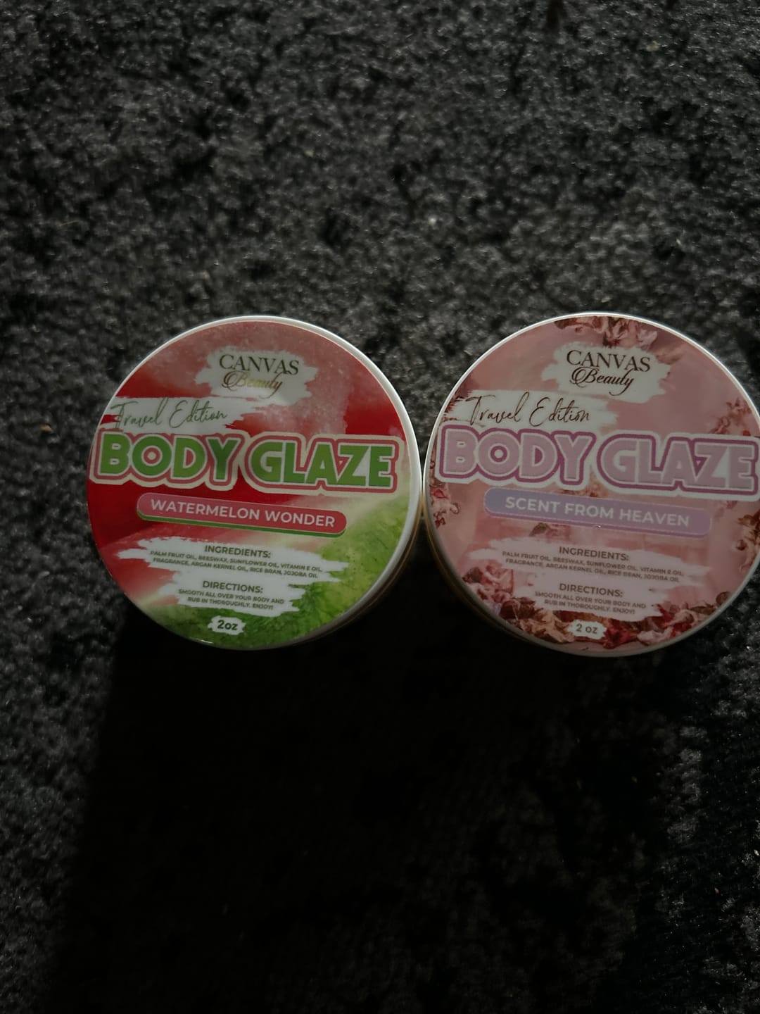 Customer photo review of (NEW) TRAVEL GLAZE: WATERMELON WONDER