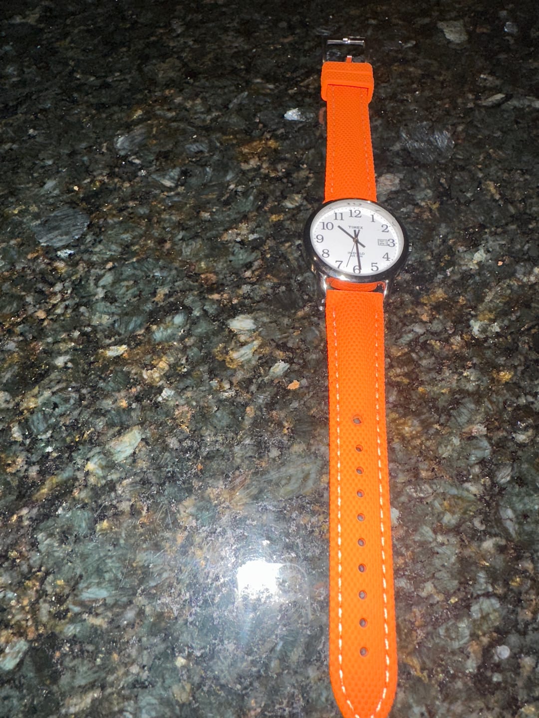 Customer photo review of Sailcloth Rubber Buckle - Orange/White