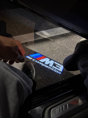 Customer photo review of BMW G SERIES DOOR LIGHTS
