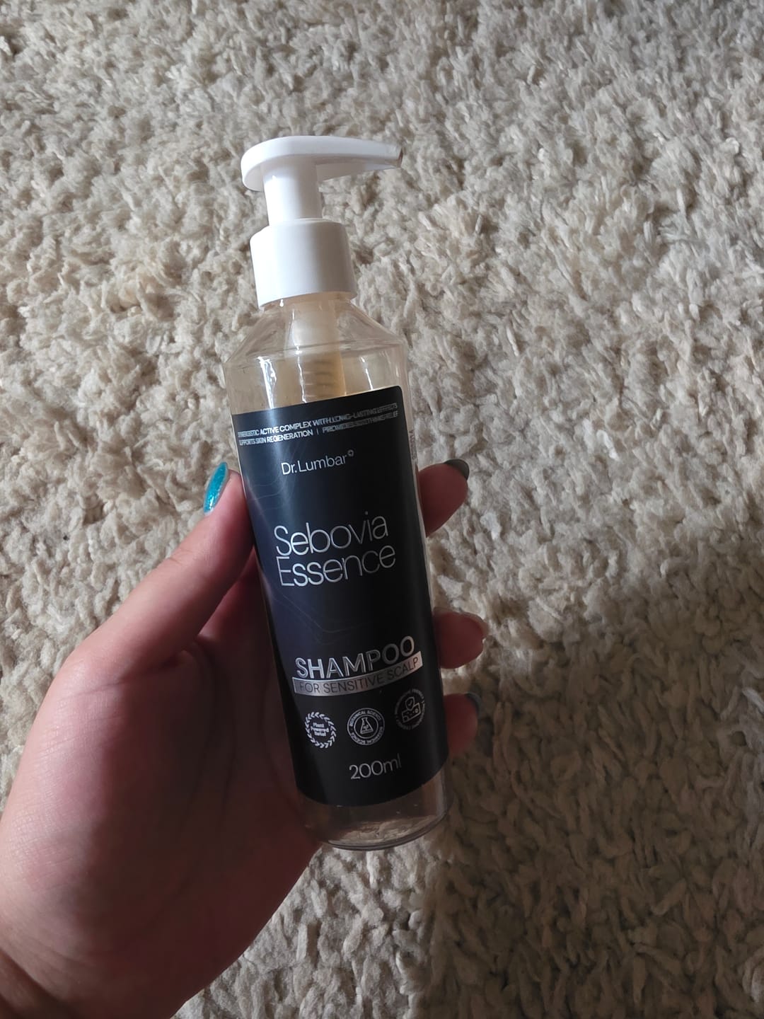 Customer photo review of Sebovia Essence Seborrhea Dermatitis Sampon érzékeny bőrre