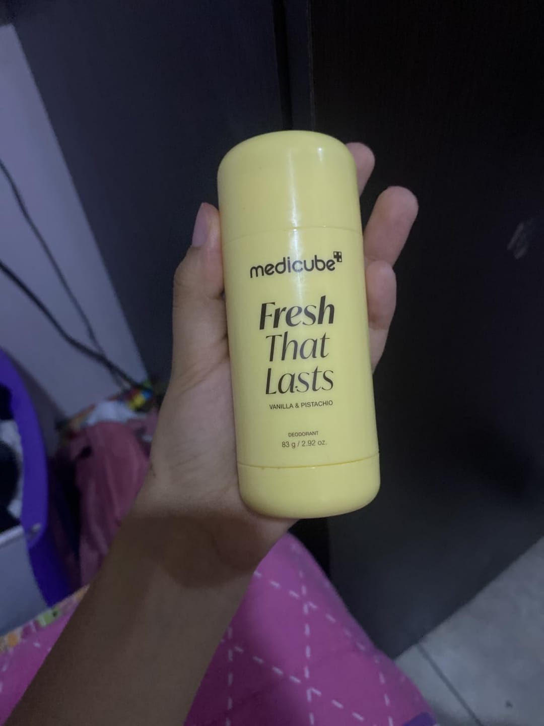 Customer photo review of Fresh That Lasts Deodorant Vanilla & Pistachio
